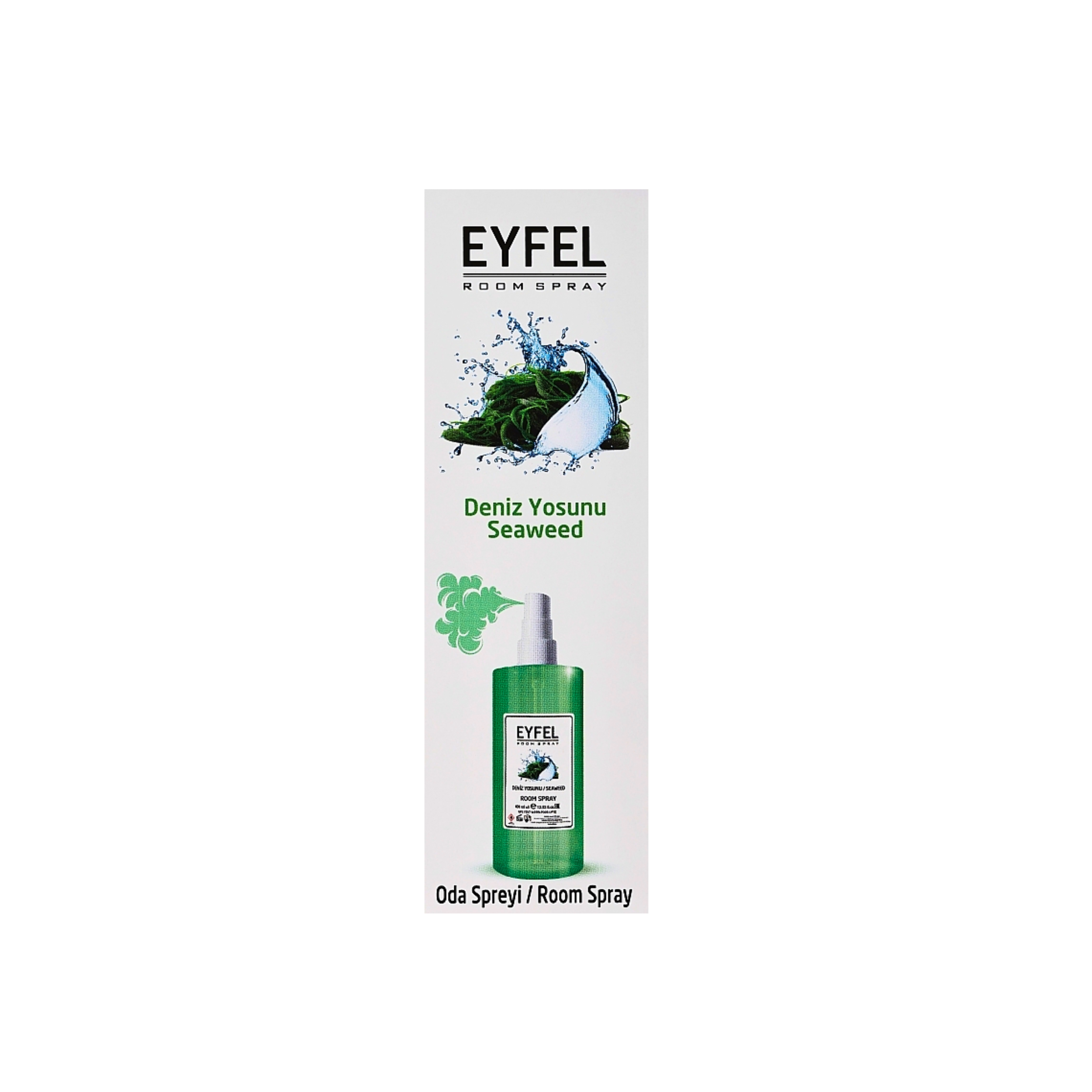 EYFEL ROOM SPRAY ALGAS MARINAS (DENİZ YOSUNU) AROMA 13.53FL.OZ | 400ML