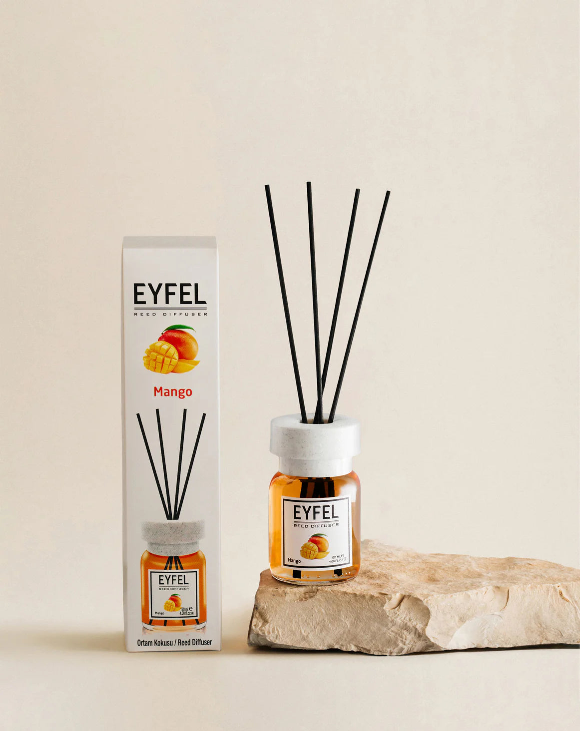 Eyfel Reed Diffuser Mango Scent 4.00FL.OZ