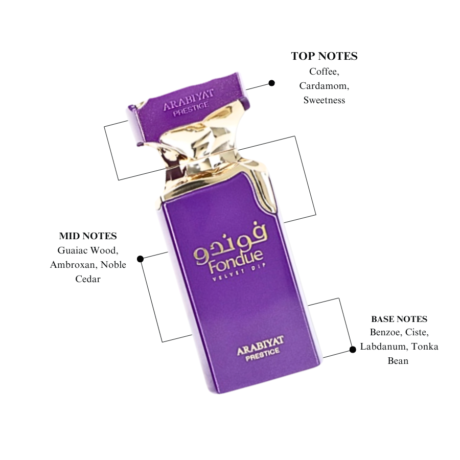 Arabiyat Prestige Fondue Velvet Dip Eau De Parfum 3.4FL.OZ