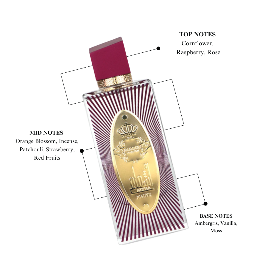 Arabiyat Ash'aa Mauve Eau De Parfum 3.7FL.OZ