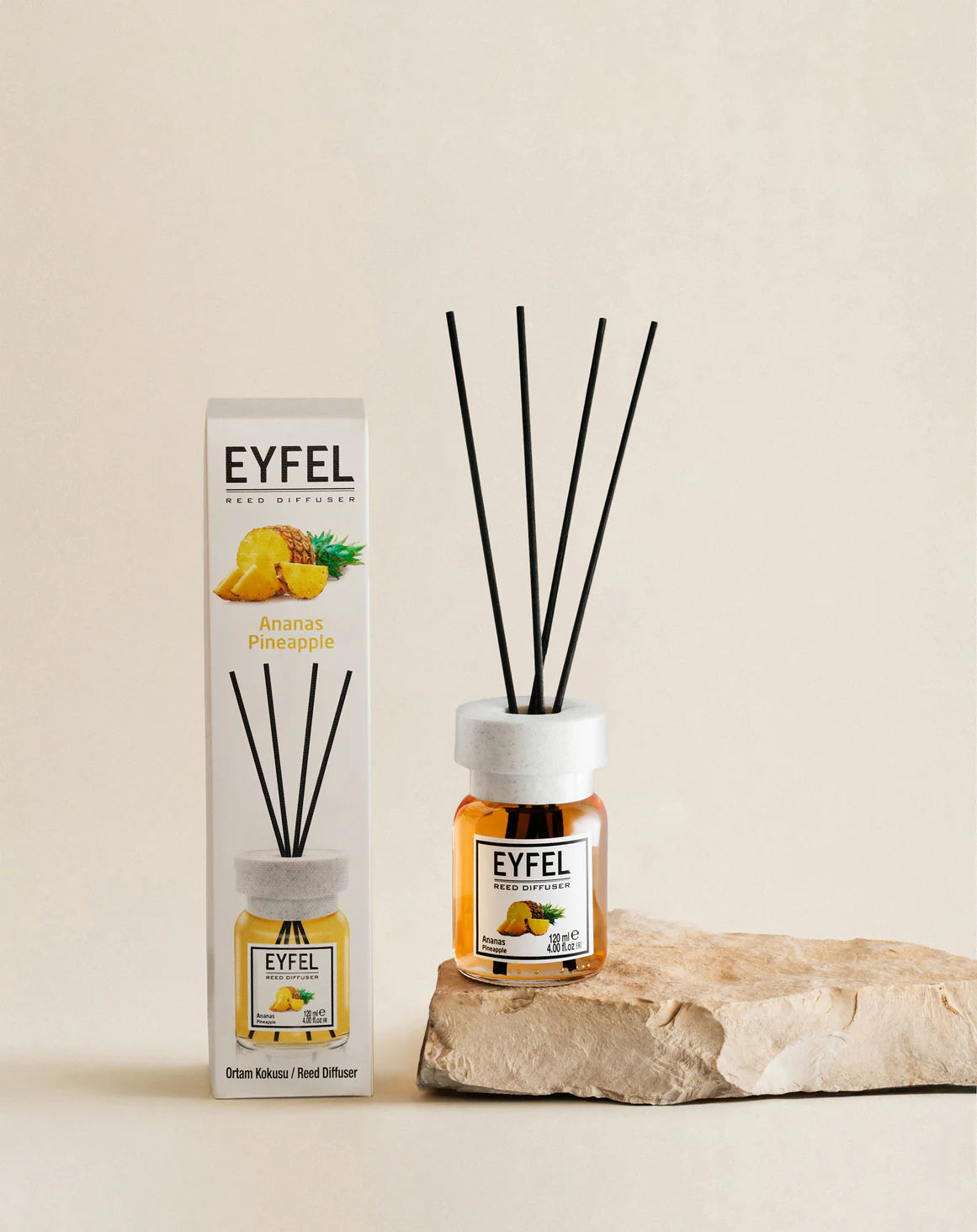 Eyfel Reed Diffuser Pineapple Scent 4.00FL.OZ