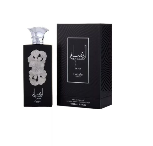 LATTAFA Ansaam Silver Eau De Parfum Spray 3.4FL.OZ