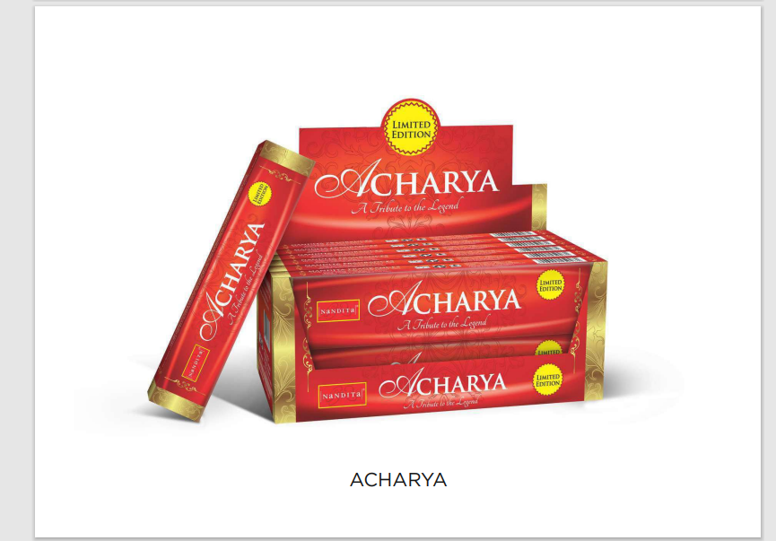 Nandita Acharya 15gm 12pack Incense Sticks
