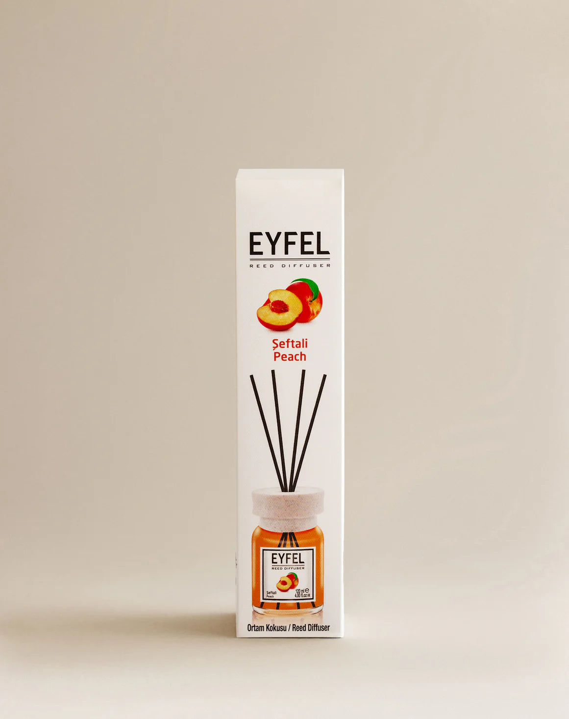 Eyfel Reed Diffuser Peach Scent 4.00FL.OZ