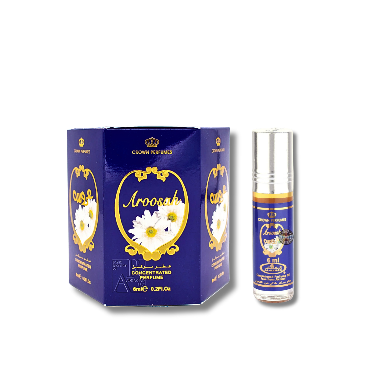 Al Rehab Aboosah Roll On Perfume 6Pcs x 0.2FL.OZ Unisex
