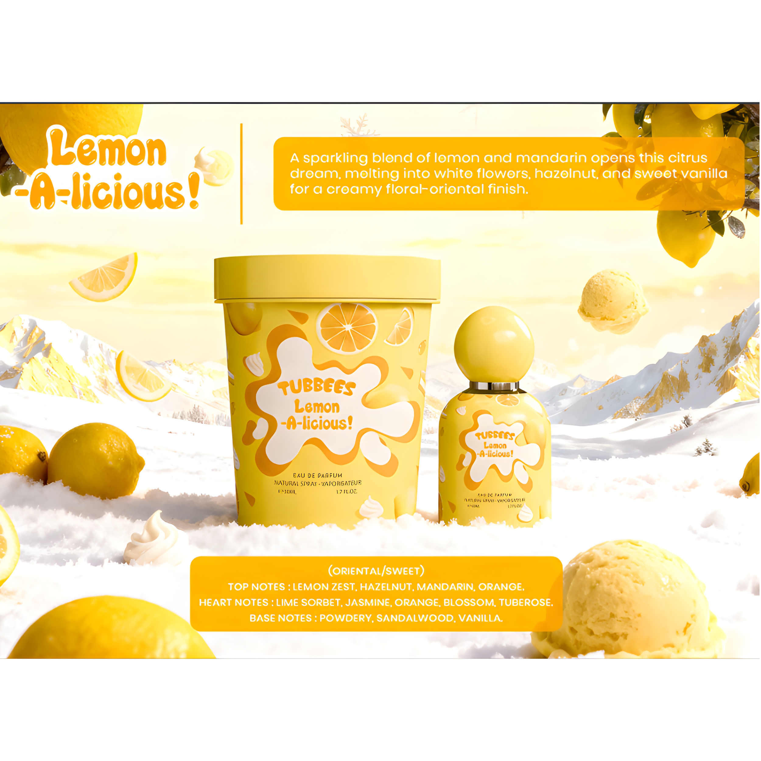 Grandeur Tubbees Lemon A Licious 50ML 1.7FL.OZ