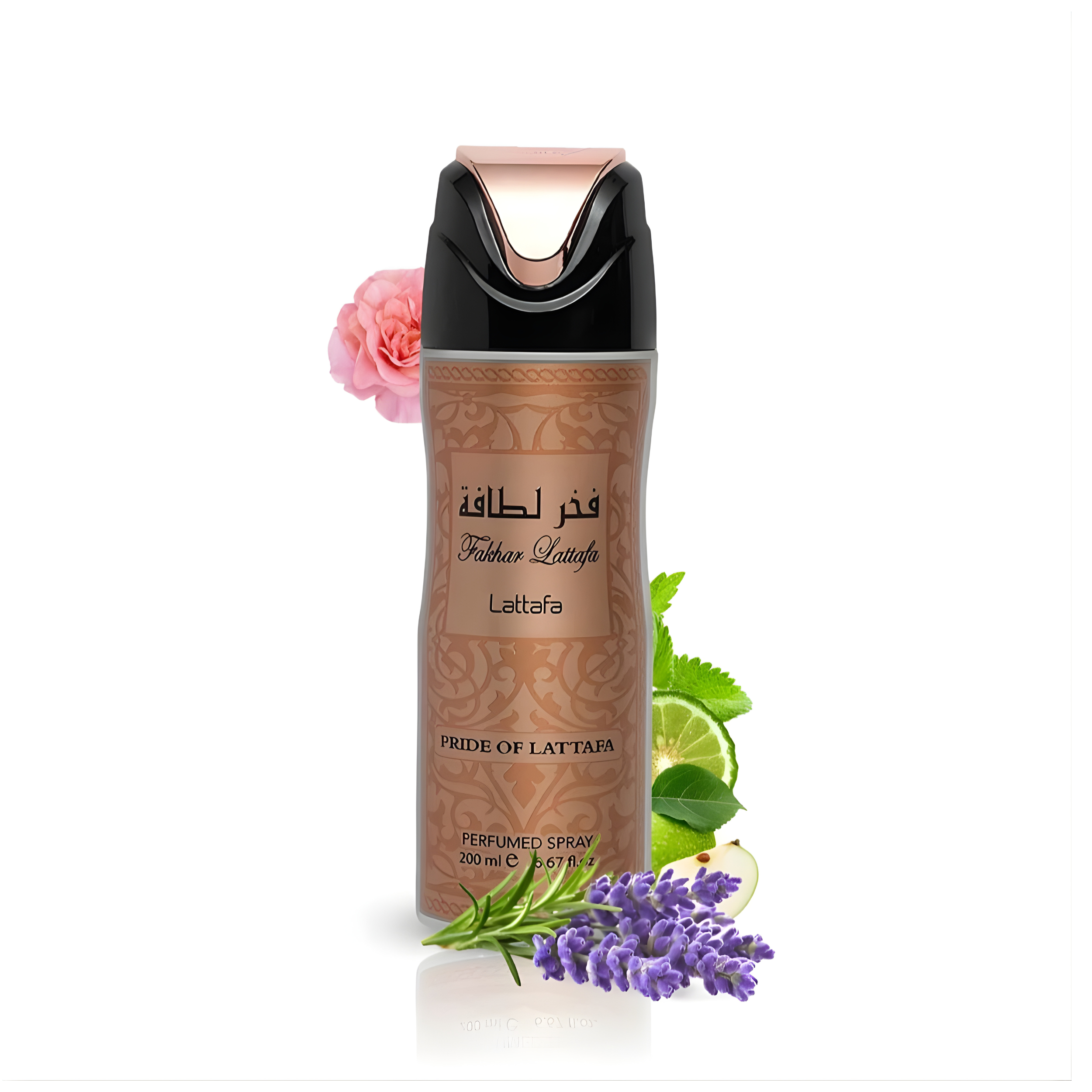 Lattafa Fakhar Rose Deodorant 6.67Fl.OZ