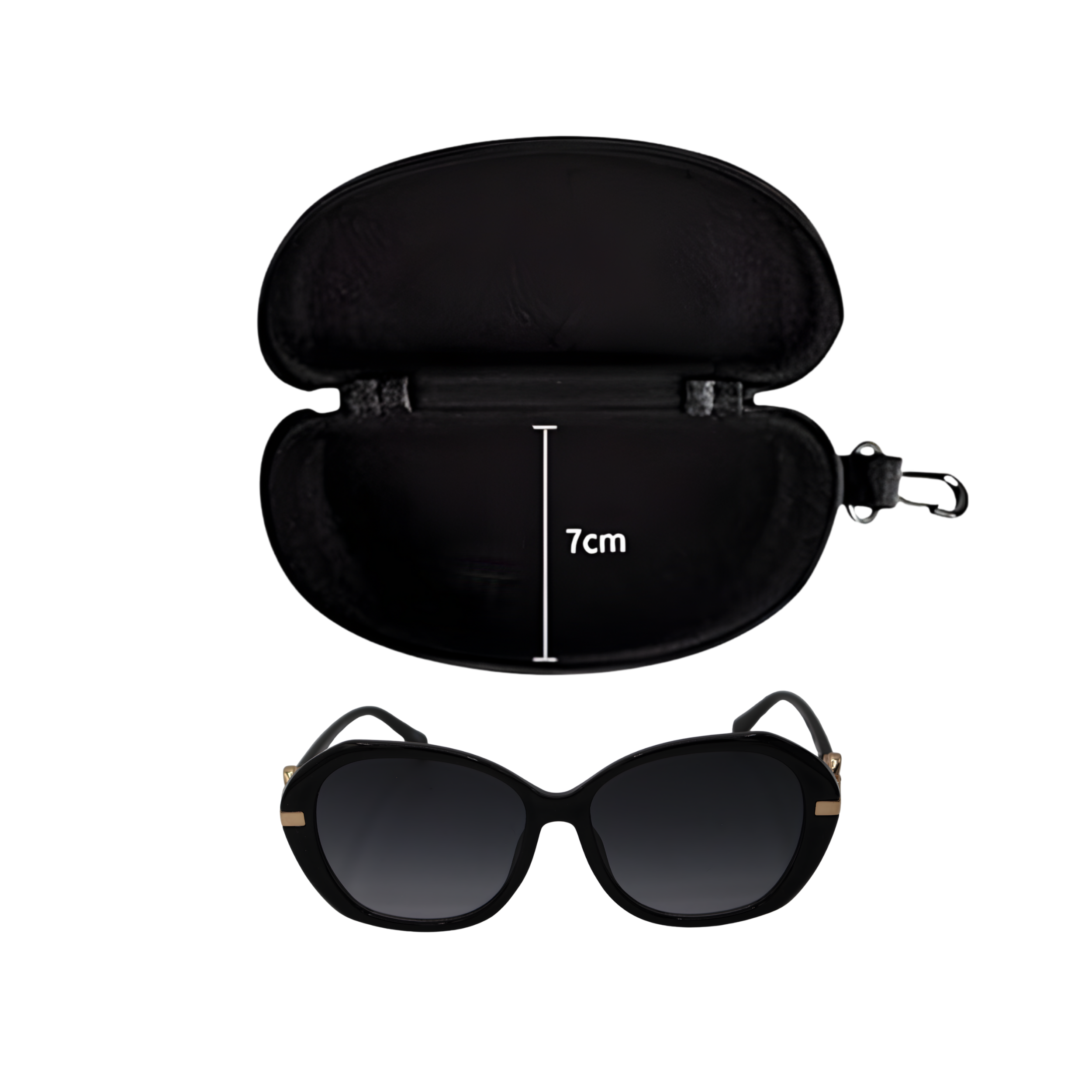 GAFAS DE SOL NEGRAS OVALADAS SUN112 F3036