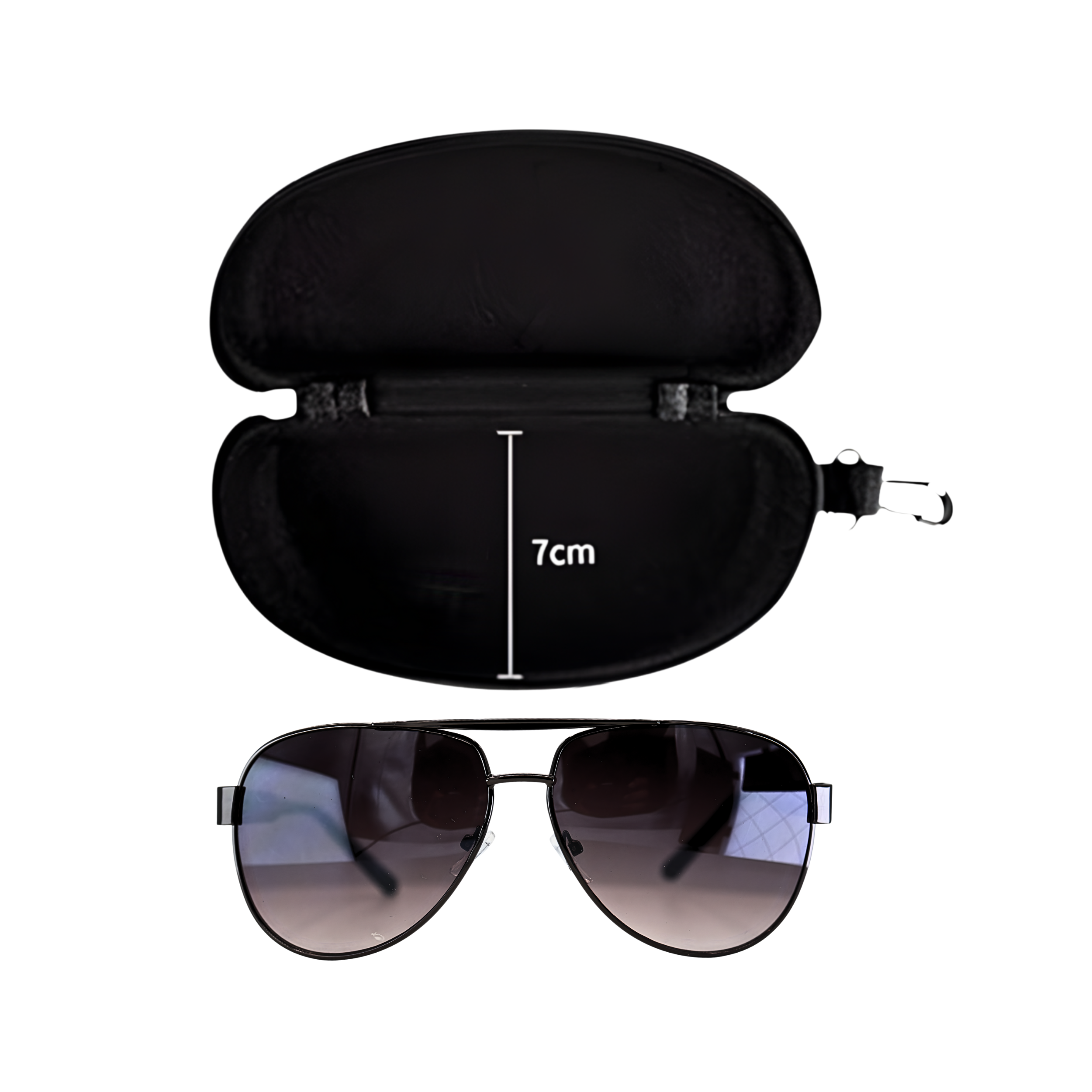AVIATOR INK BLACK SUNGLASSES SUN153 J3167