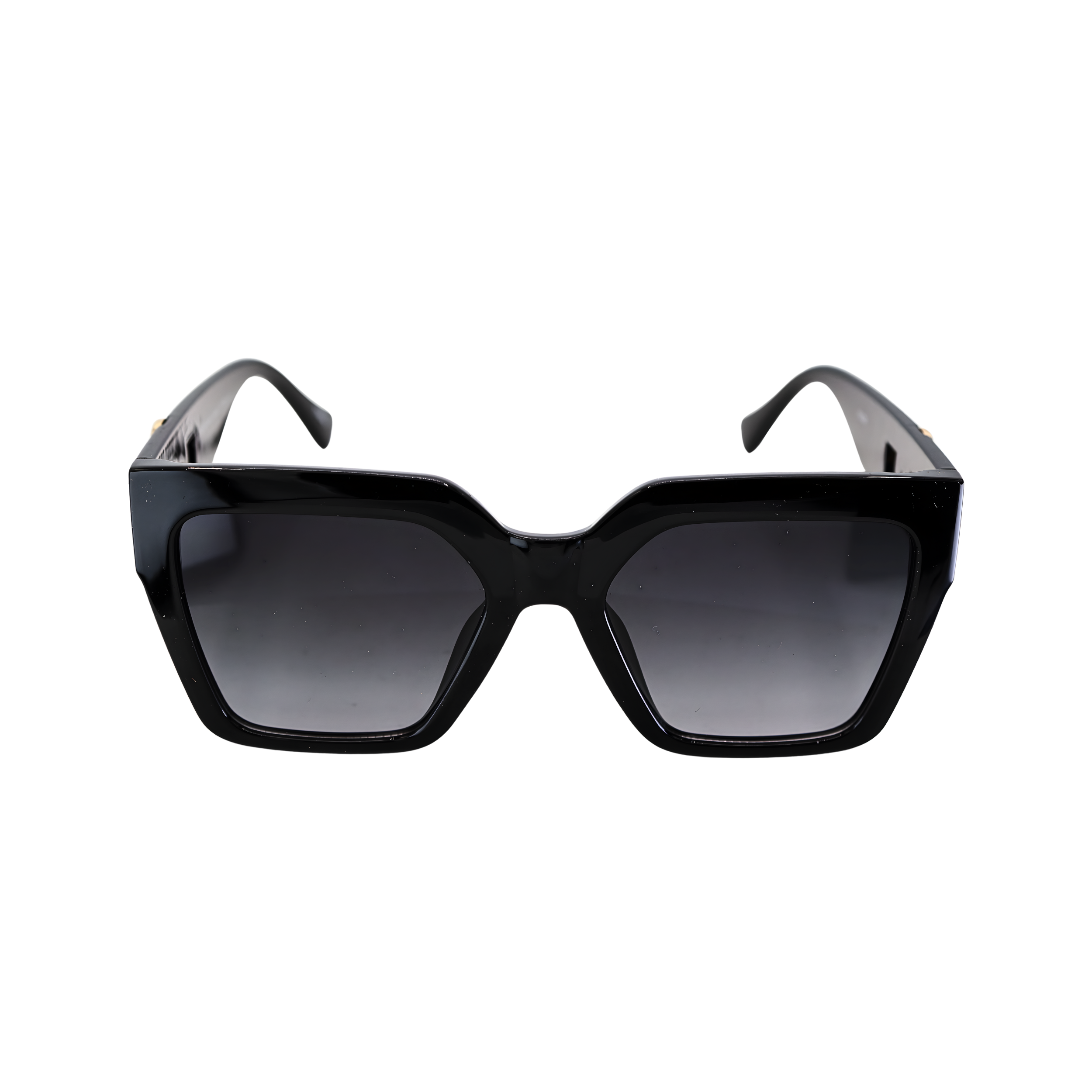 SQUARE BLACK SUNGLASSES SUN164 F3028