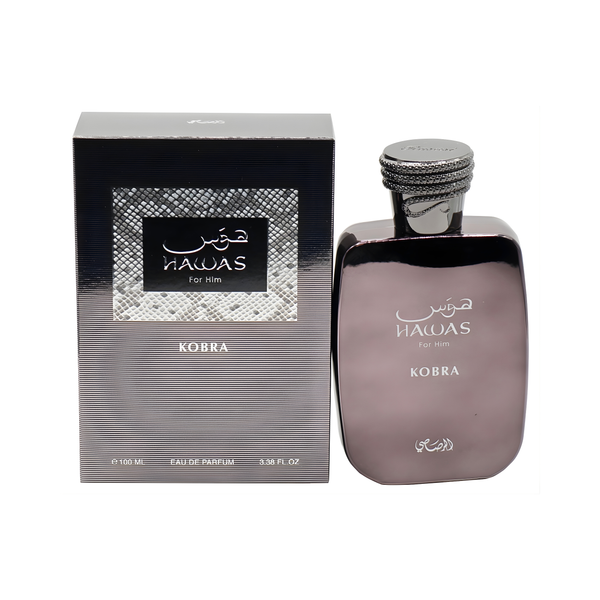 香水(ユニセックス) Hawas Kobra 100ml RASASI HAWAS KOBRA FOR HIM EAU DE PARFUM 3.4FL.OZ | 100ML