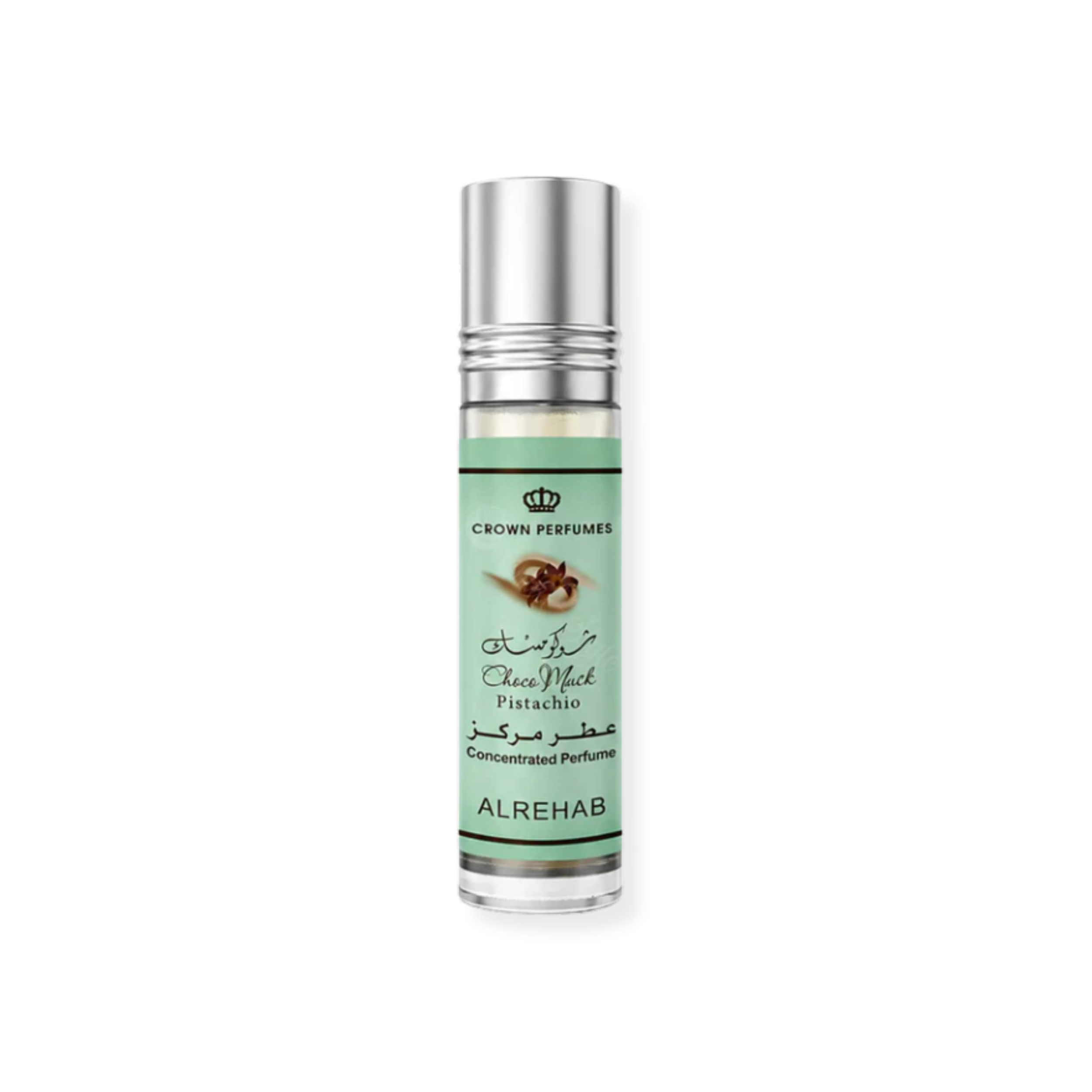 Aceite de perfume concentrado de pistacho y almizcle de Al Rehab, 0.2 fl. oz, unisex
