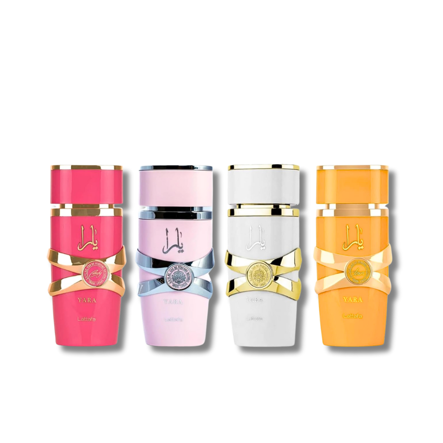 Lattafa My Yara Collection Yara, M0i, Tous & Candy Edp 25ML X 4Pcs