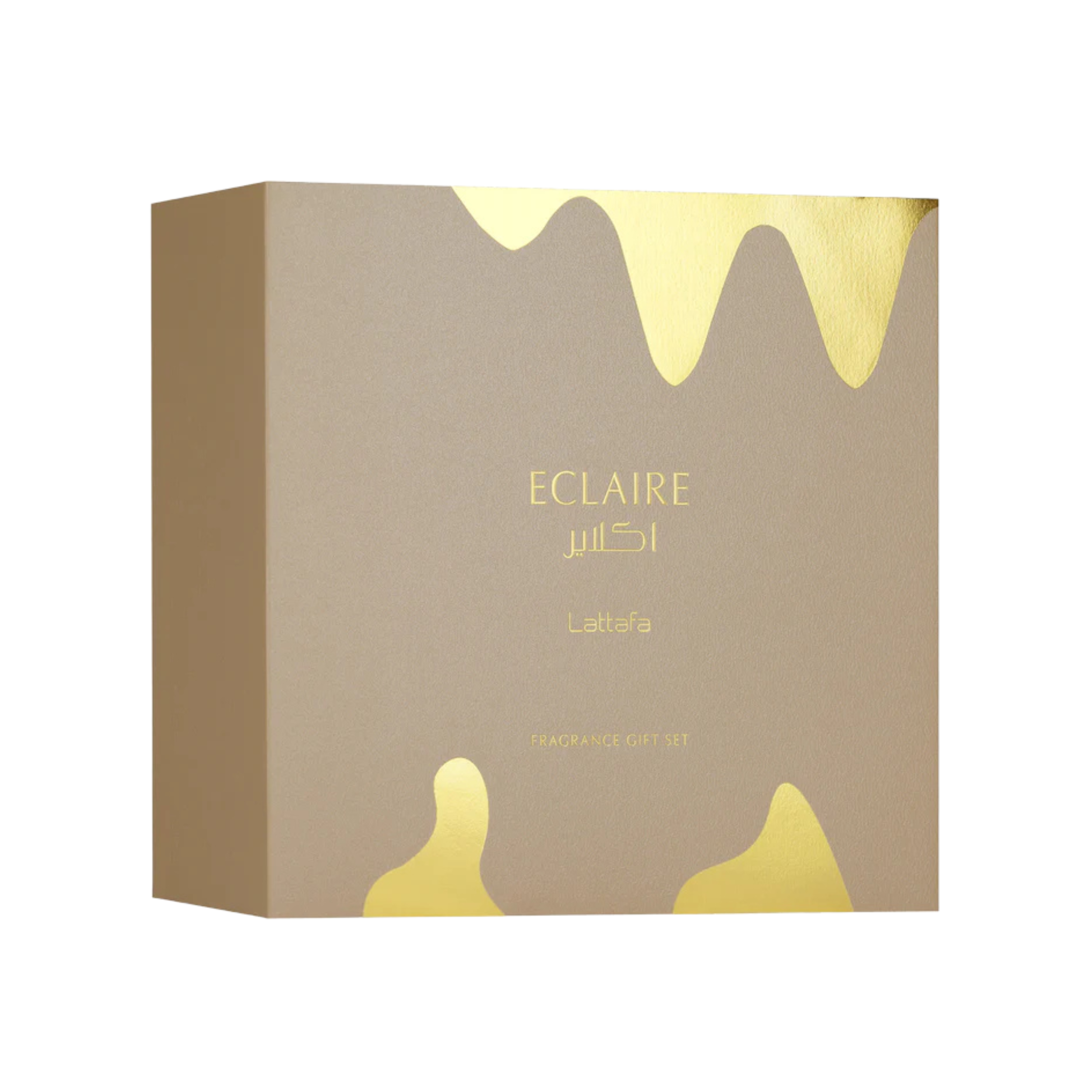 LATTAFA ECLAIRE 3PC GIFT SET(EDP 3.4FL.OZ | 100ML, EDP 0.4FL.OZ | 12ML, HAIR MIST 1.6FL.OZ | 50ML)