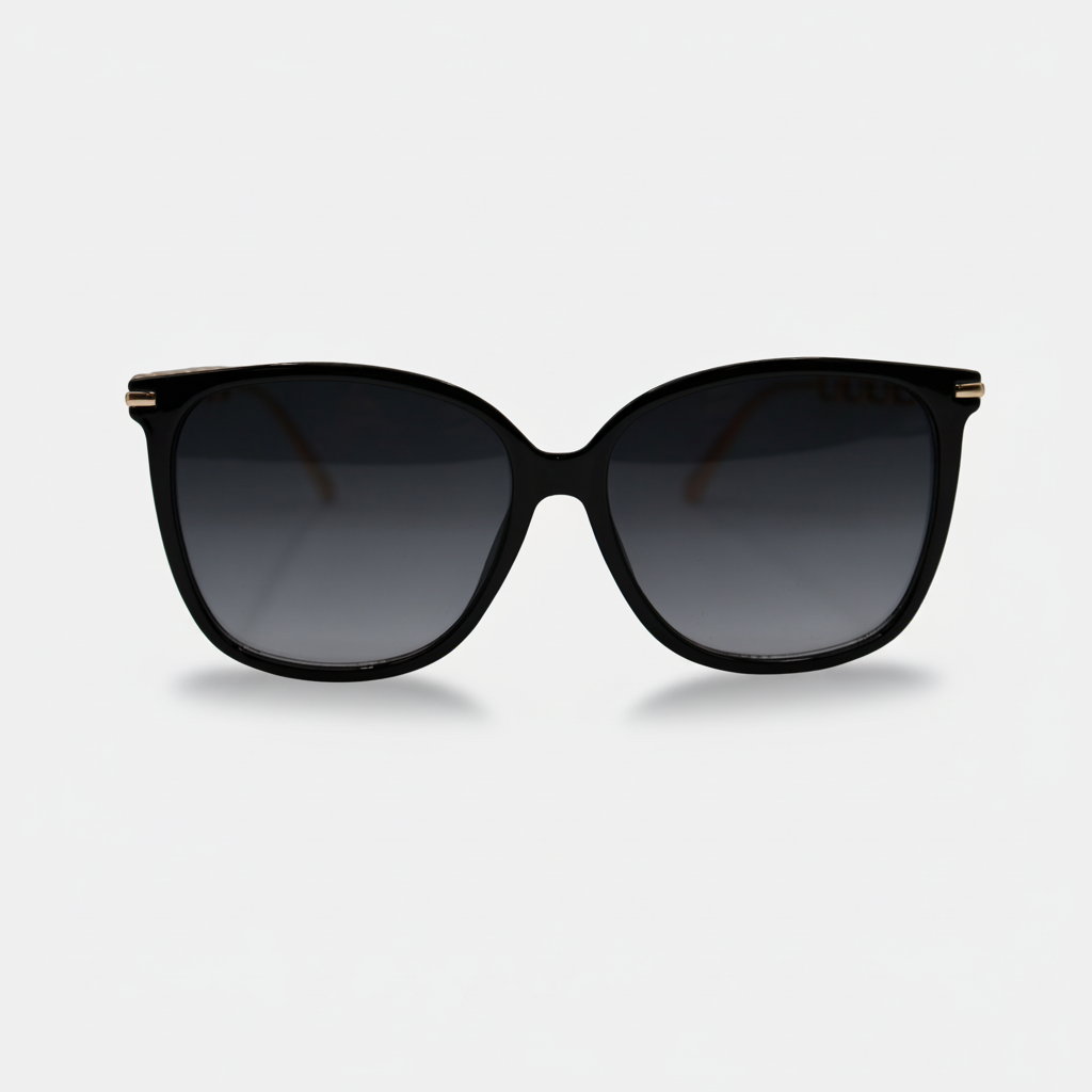 GAFAS DE SOL NEGRAS CUADRADAS SUAVES SUN147 F3010