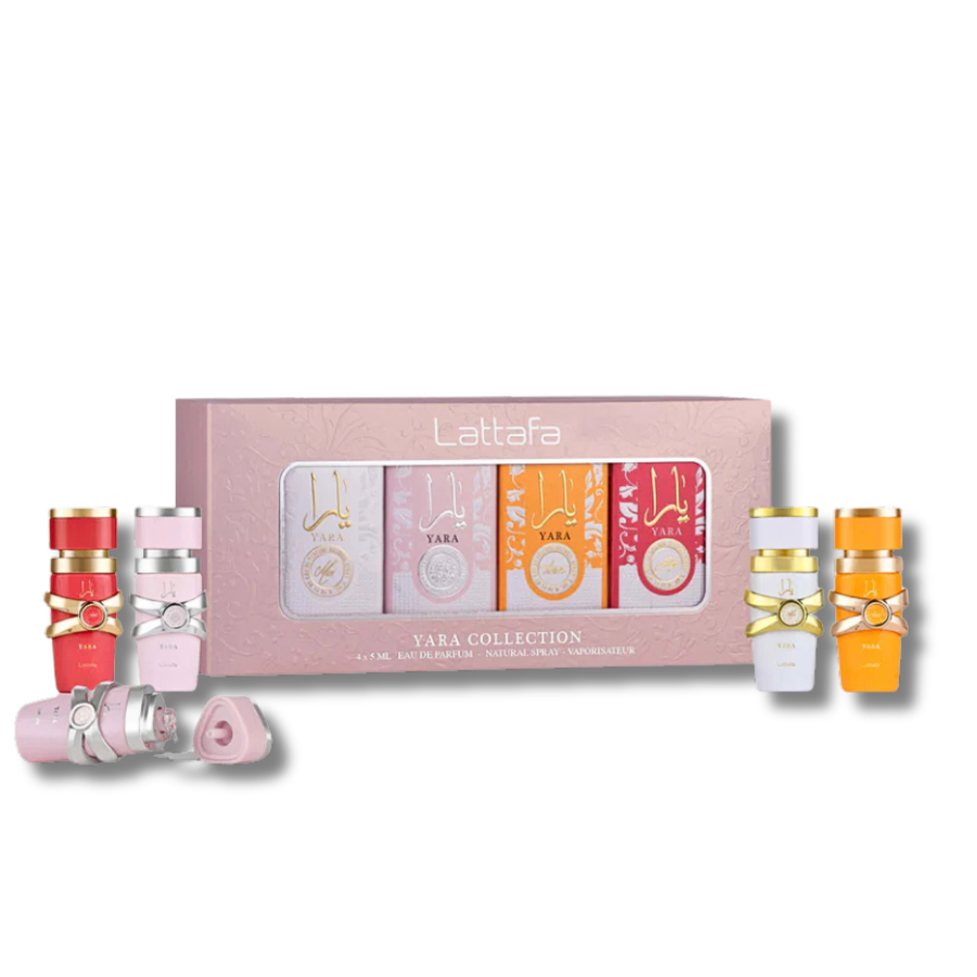 Lattafa Yara Mini Collection Yara, Moi, Tous, Candy 4X5ML Eau De Parfum For Women