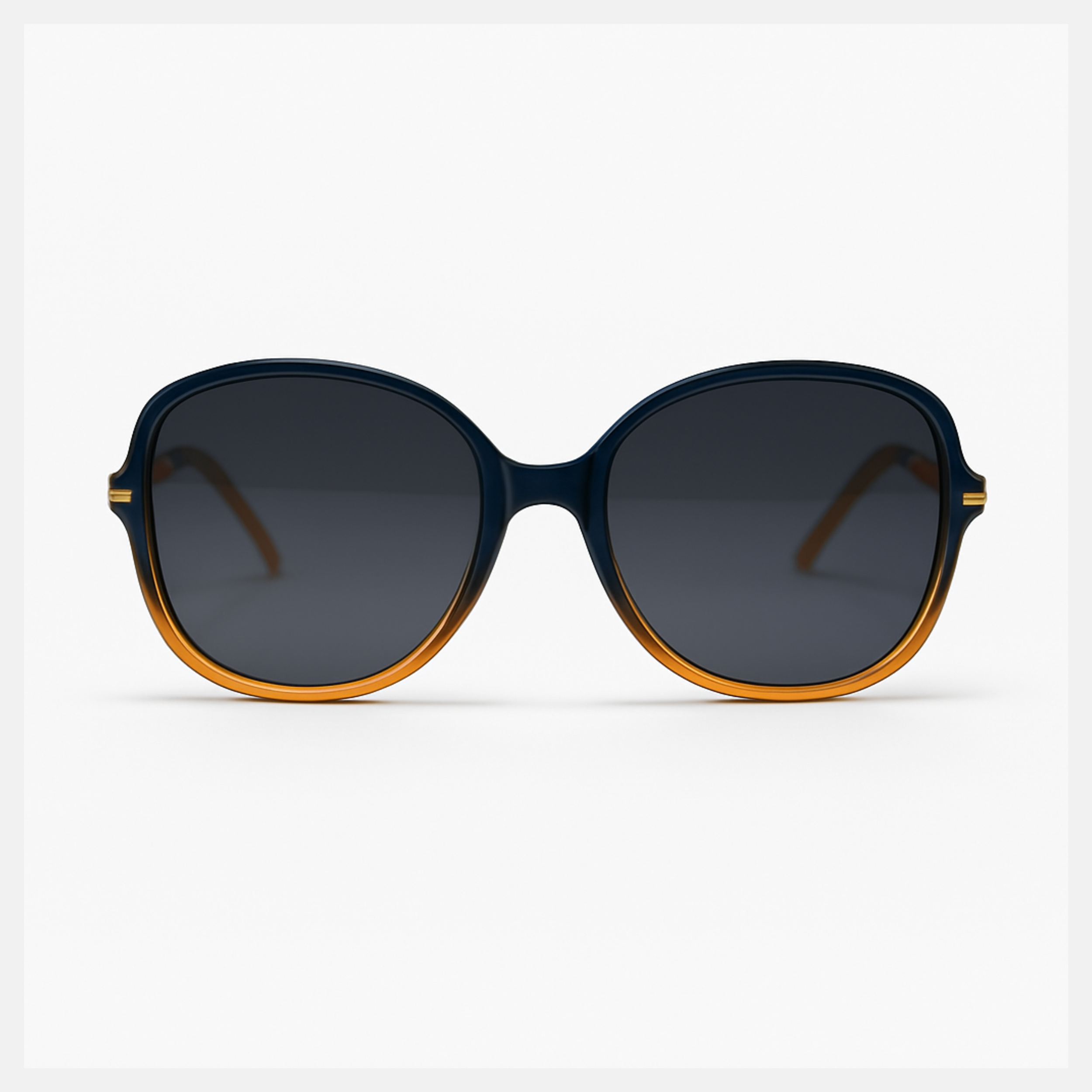 OVAL BLACK/ORANGE SUNGLASSES SUN143 F3009