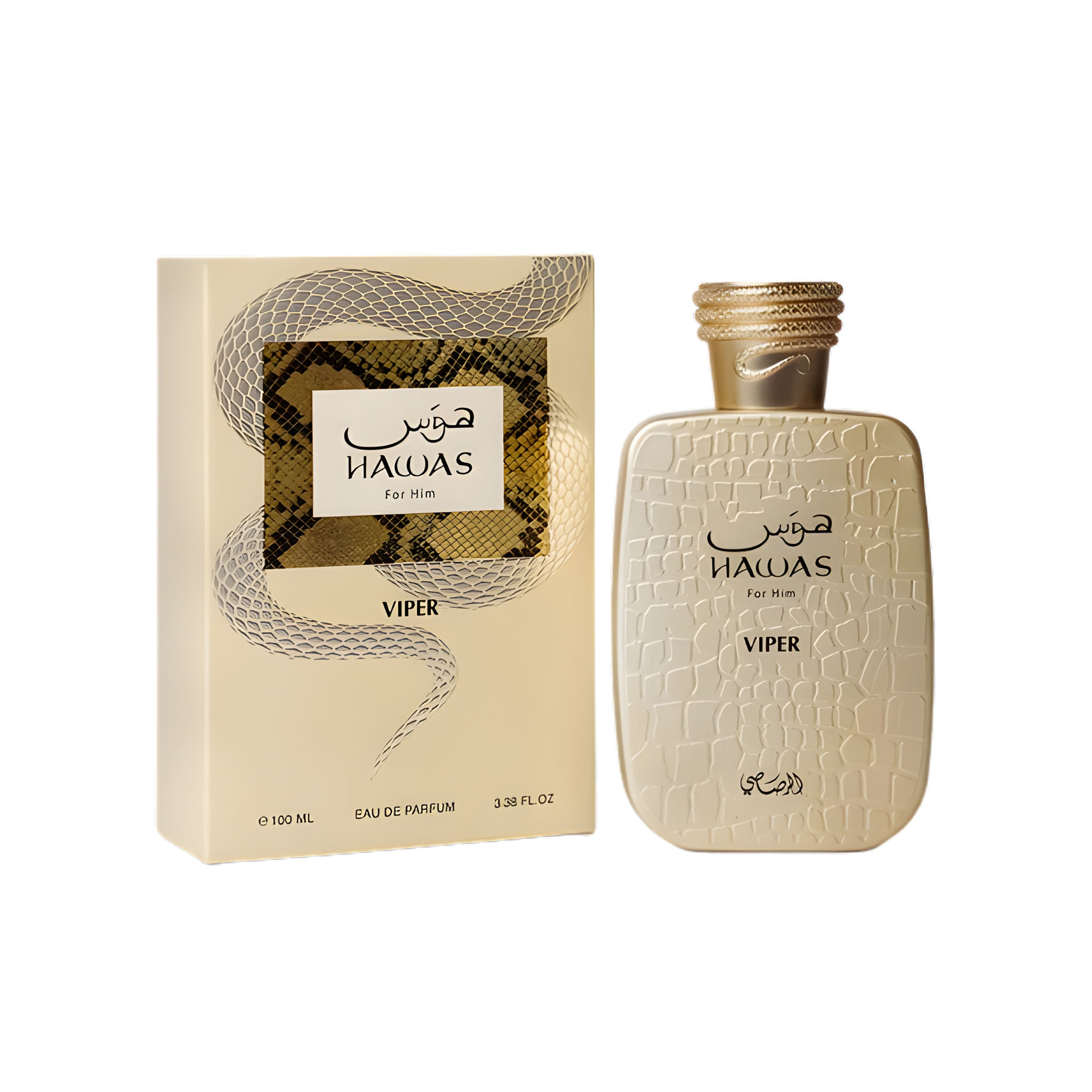 RASASI Hawas Viper Eau de Parfum for Men 3.4FL.OZ 100ML