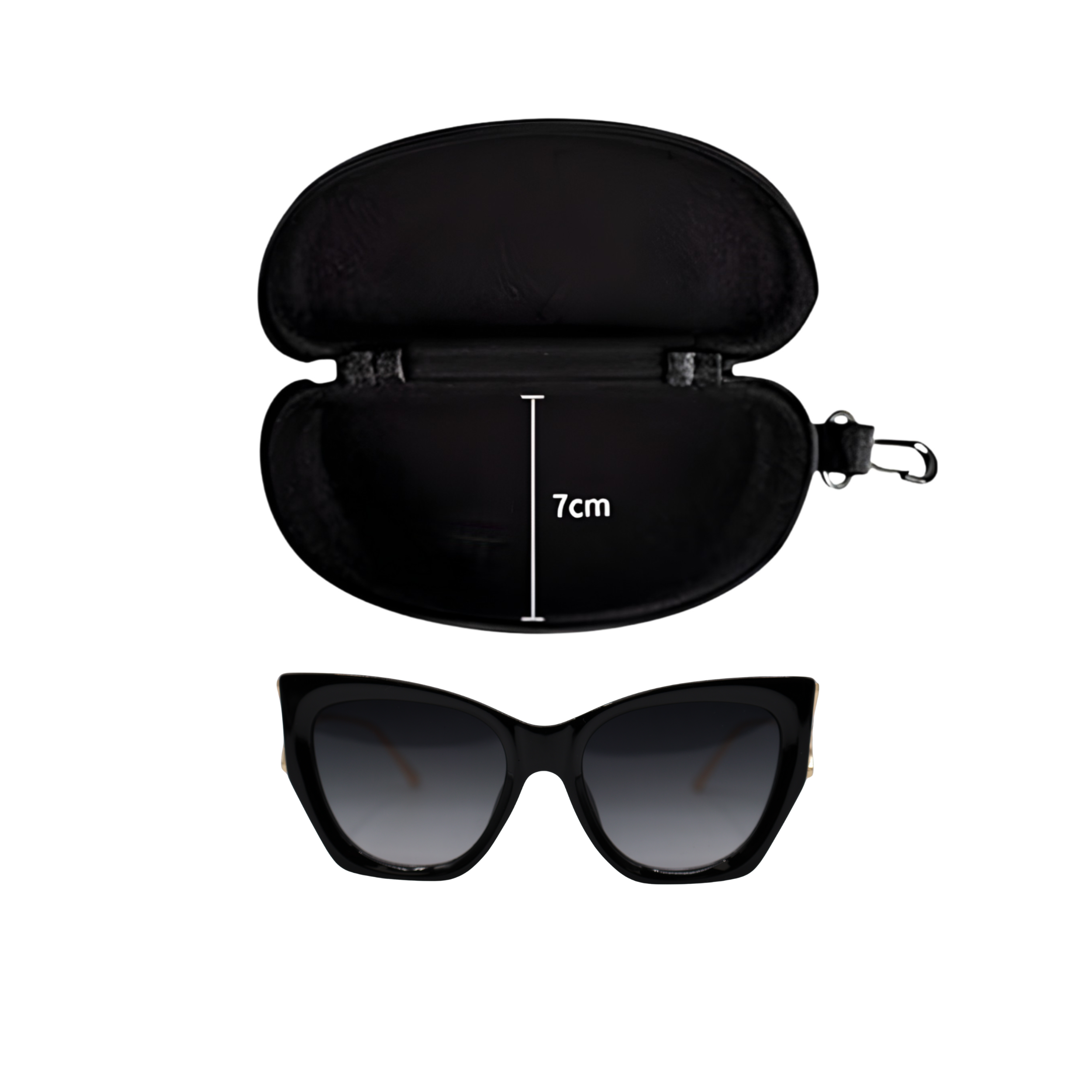 GAFAS DE SOL NEGRAS CON OJOS DE GATO SUN133 F3007