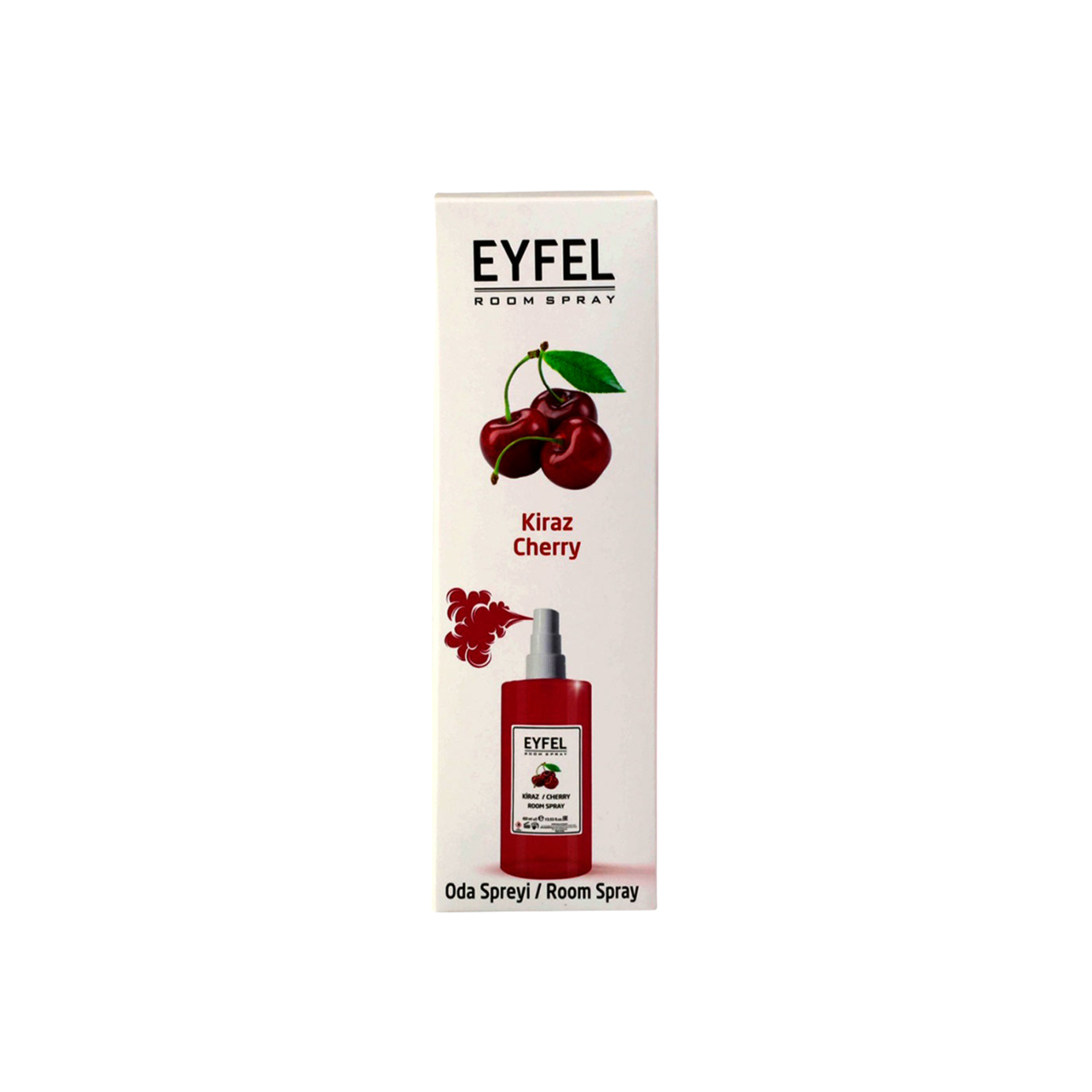 Ambientador en aerosol EYFEL con aroma a cereza (KİRAZ), 400 ml
