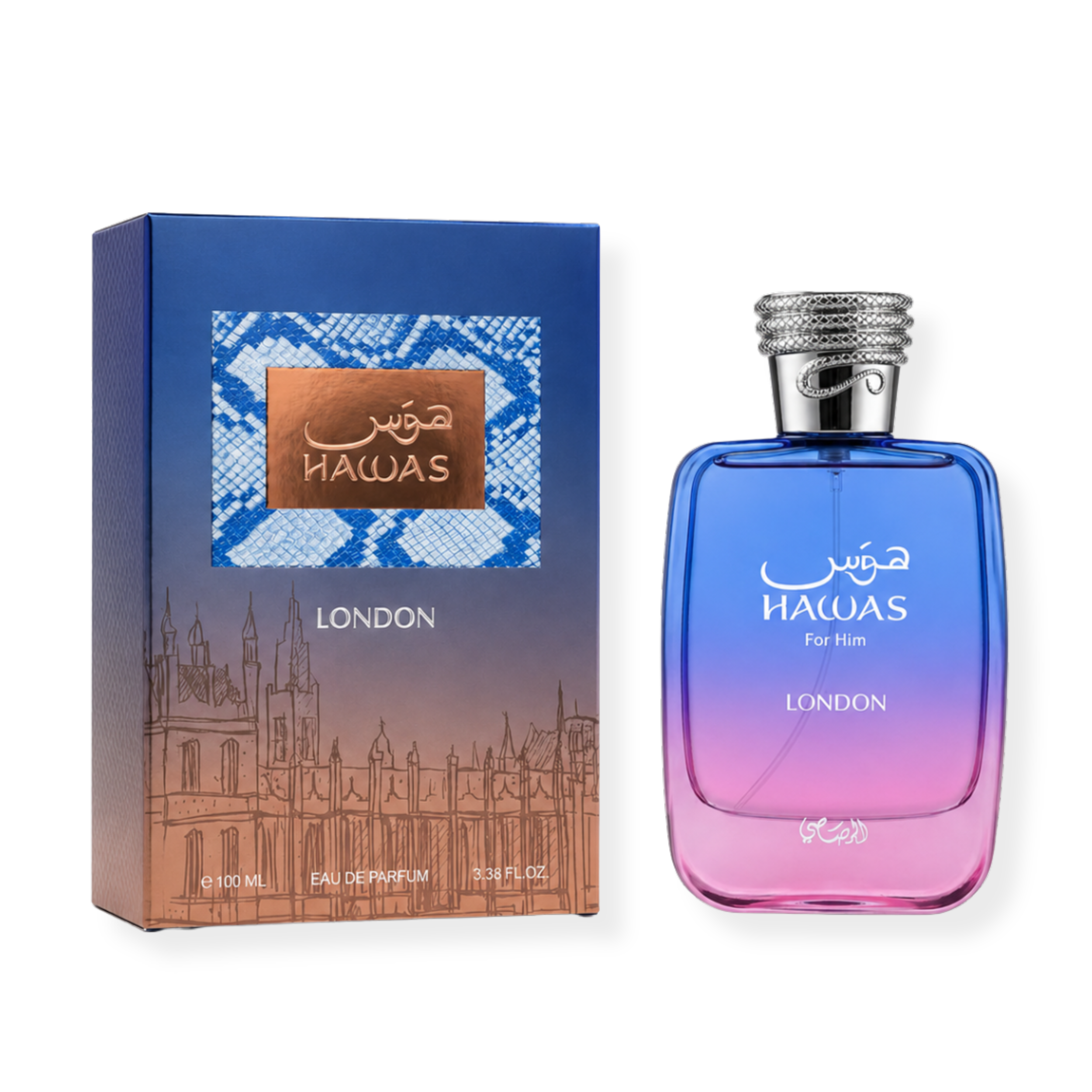 Rasasi Hawas London Eau De Parfum 3.4FL.OZ | 100ML