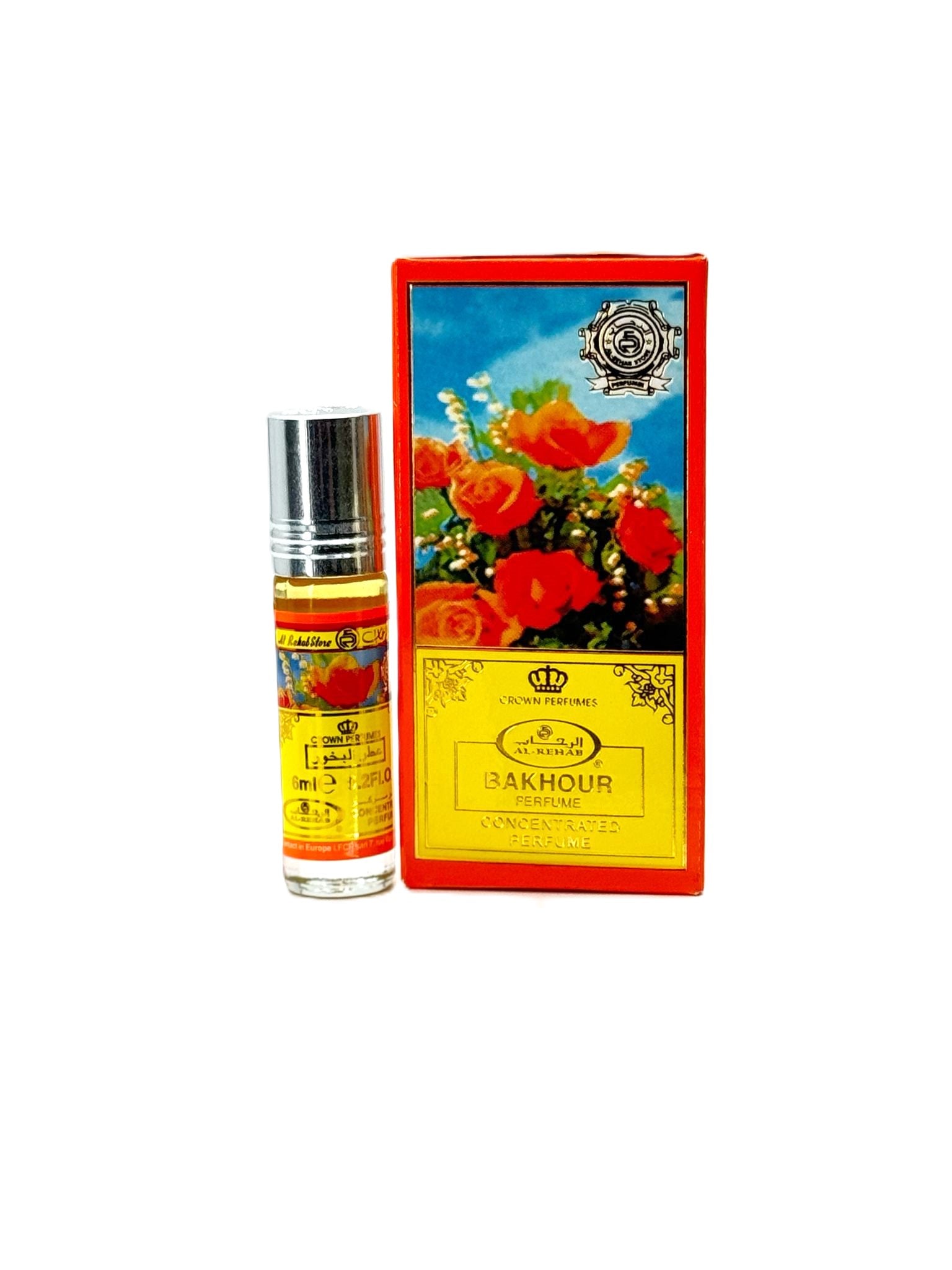 Al Rehab Bakhour Oil Roll On Perfume 6Pcs x 0.2FL.OZ Unisex