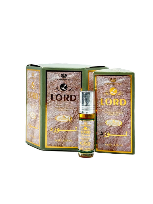 Al Rehab Lord Roll On Perfume 6 Pcs x 0.2FL.OZ Unisex