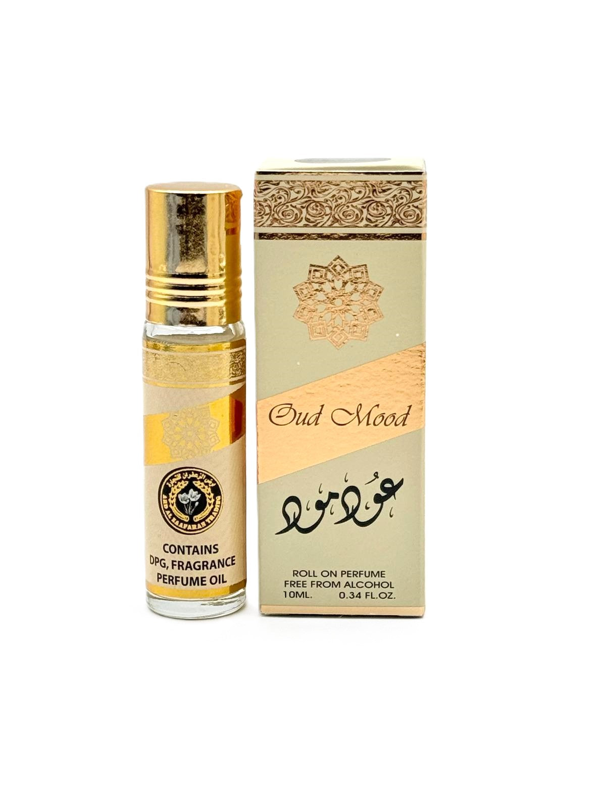 Perfume unisex Ard Al Zaafran Oud Mood Roll-on de 0.34 fl. oz