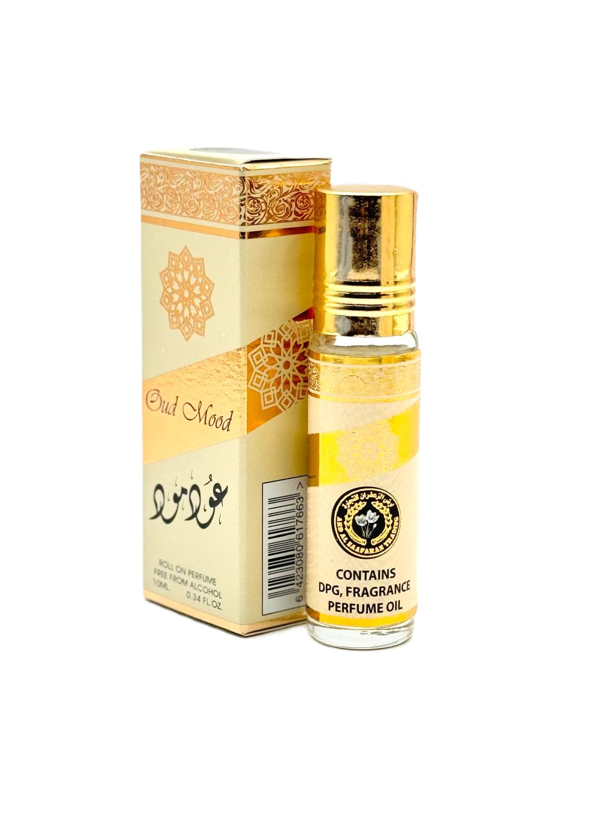 Perfume unisex Ard Al Zaafran Oud Mood Roll-on de 0.34 fl. oz