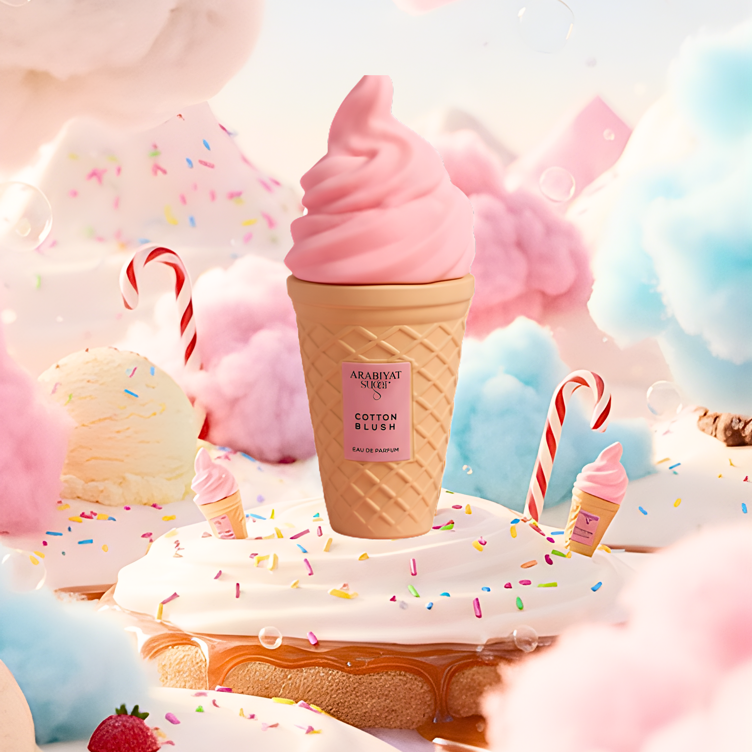 Arabiyat Sugar Cotton Blush Eau De Parfum 3.4FL.OZ
