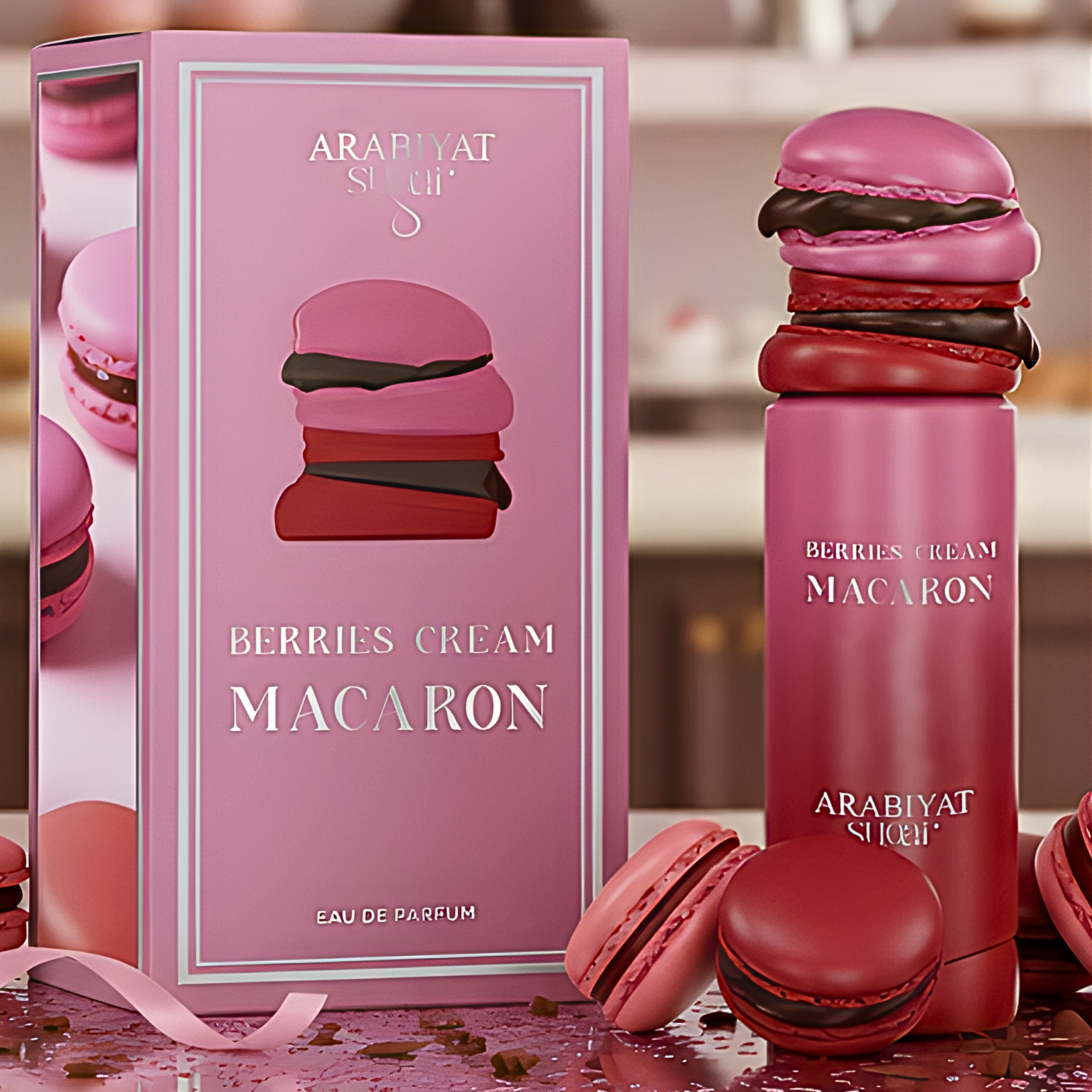 Arabiyat Sugar Berries Cream Macaron Eau De Parfum 3.4FL.OZ