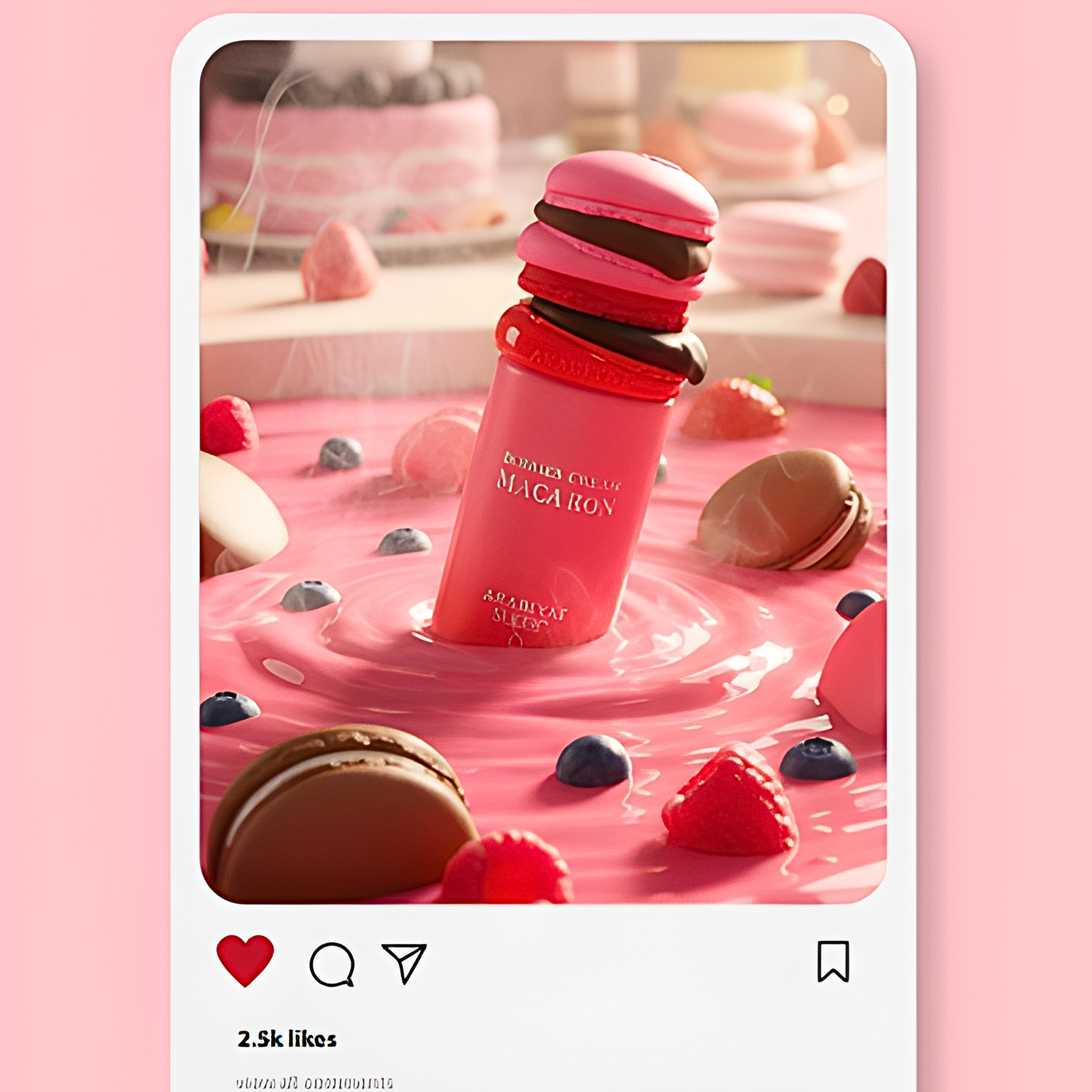 Arabiyat Sugar Berries Cream Macaron Eau De Parfum 3.4FL.OZ