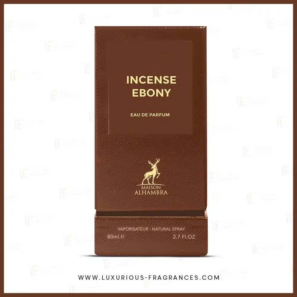 MAISON AL HAMBRA INCENSE EBONY EAU DE PARFUM 3.4FL.OZ | 100ML
