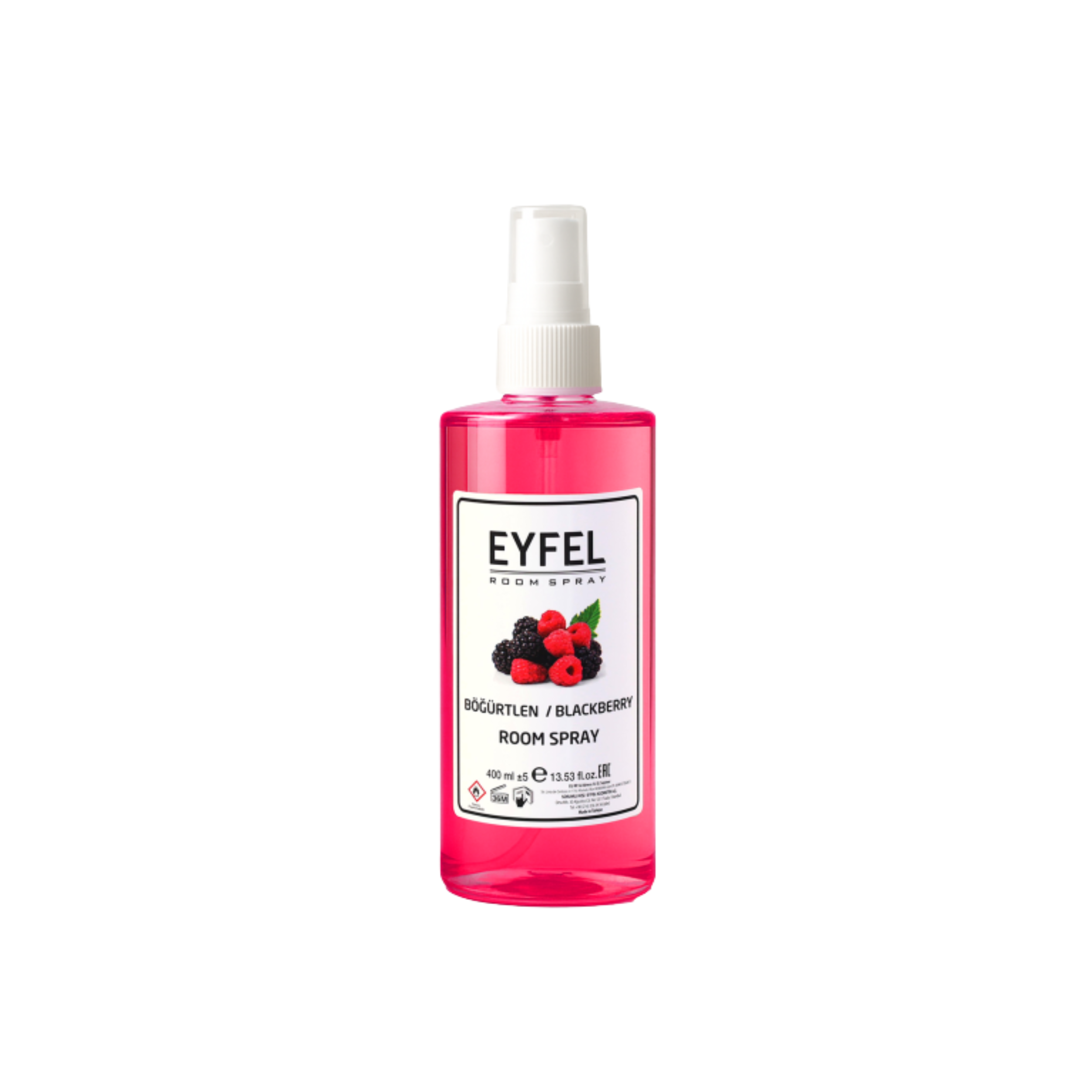 SPRAY PARA HABITACIÓN EYFEL AROMA A MORA (BÖĞÜRTLEN) 13.53FL.OZ | 400ML