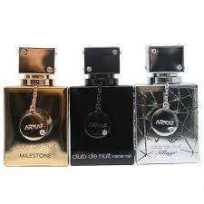 ARMAF Club De Nuit Intense + Silage + Milestn 3Pcs Parfum Gift Set Eu De Parfum Spray 1FL.OZ