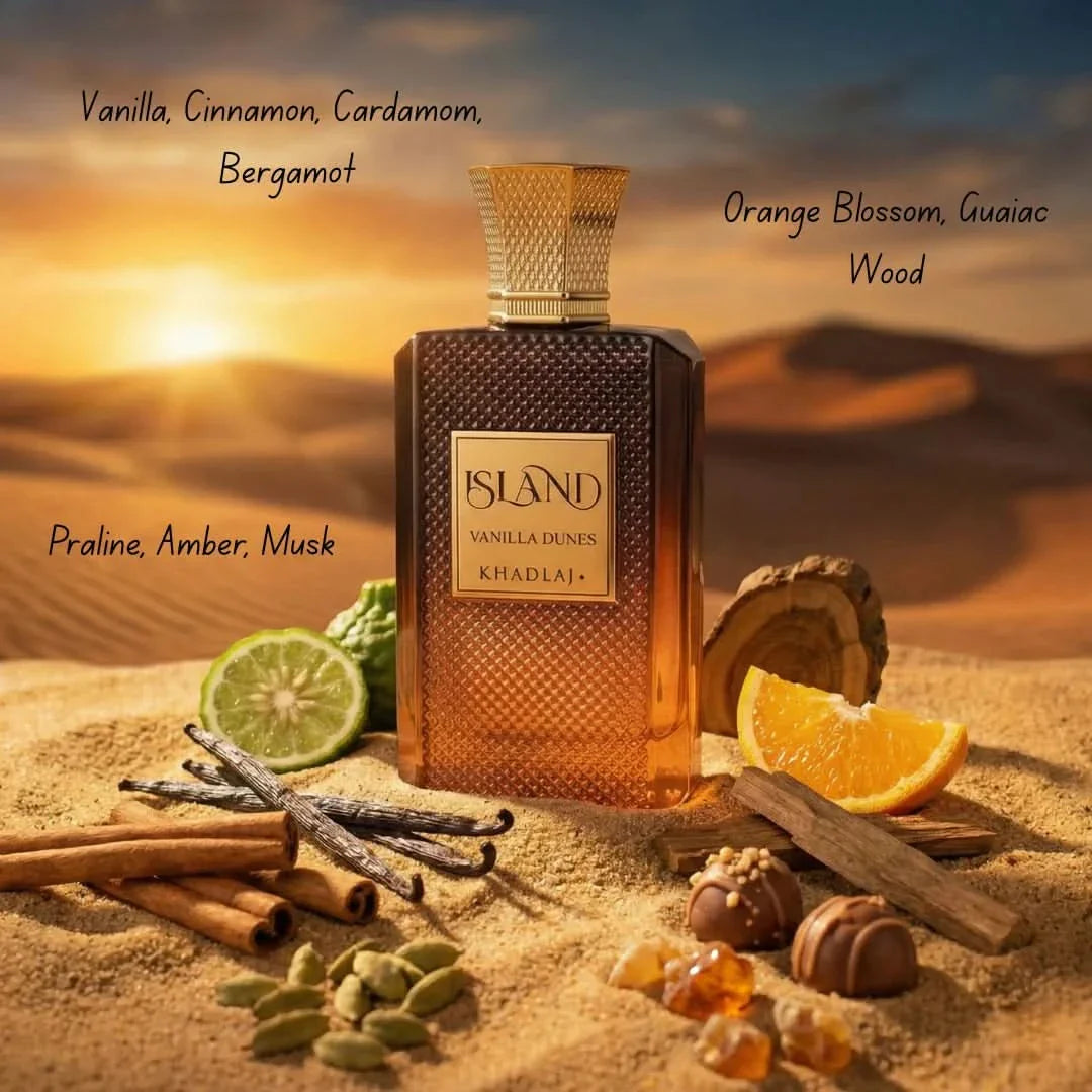 Khadlaj Island Vanilla Dunes Extrait De Parfum 3.4FL.OZ | 100ML