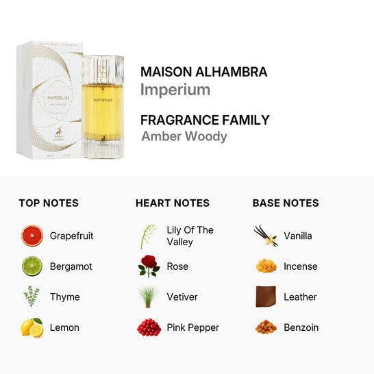 MAISON ALHAMBRA IMPERIUM EDP 3.4FL.OZ | 100ML