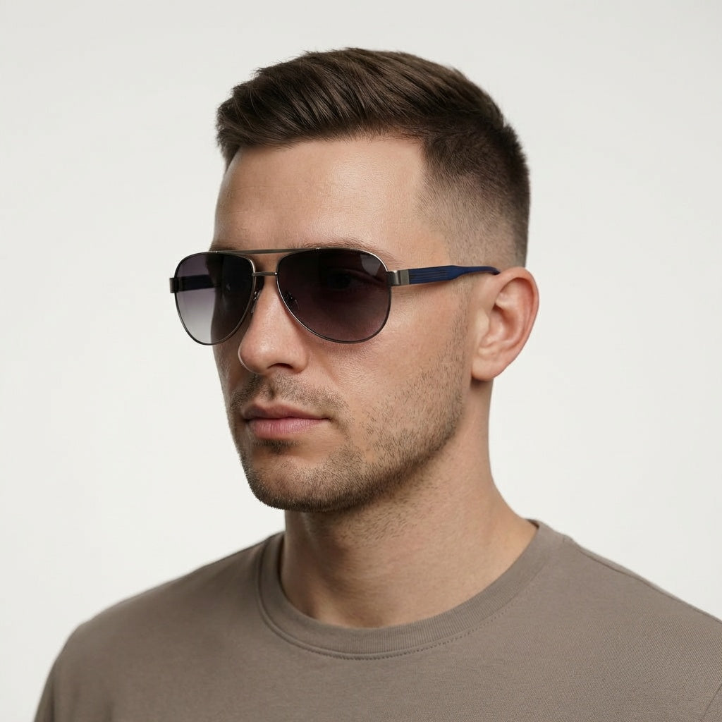 GAFAS DE SOL AZUL AVIADOR SUN150 J3167