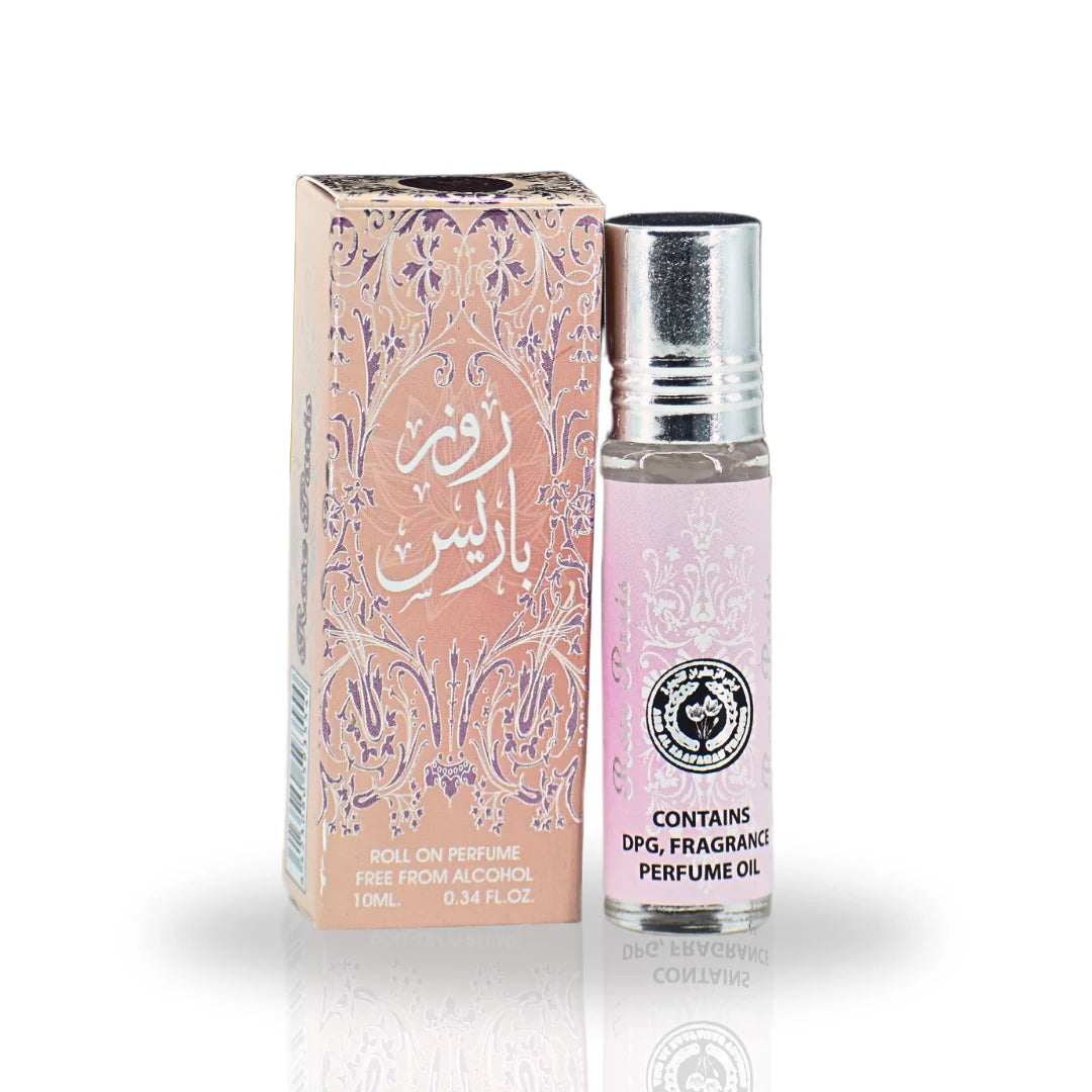 ARD AL ZAAFARAN Rose Paris Roll On Perfume 0.34FL.OZ